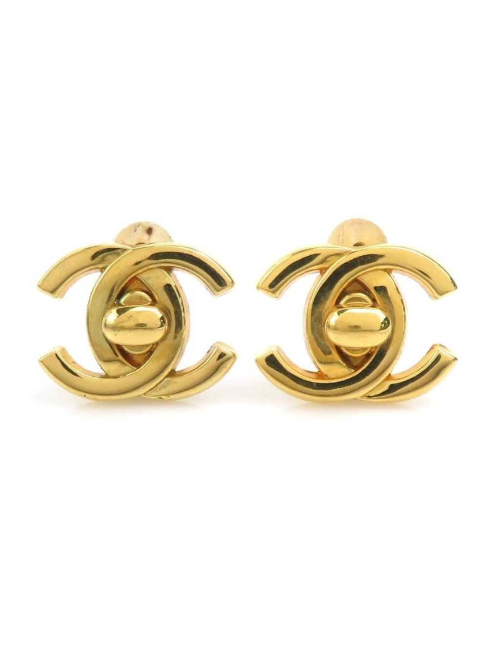 Chanel Earrings CC Logo